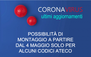 Covid-19 ripresa consegna mobili 4 Maggio